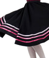 character dance skirt with three stripes 
