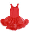 Christmas tutu with feathers Red TutuXR