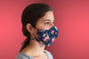 Face Mask - Navy Floral