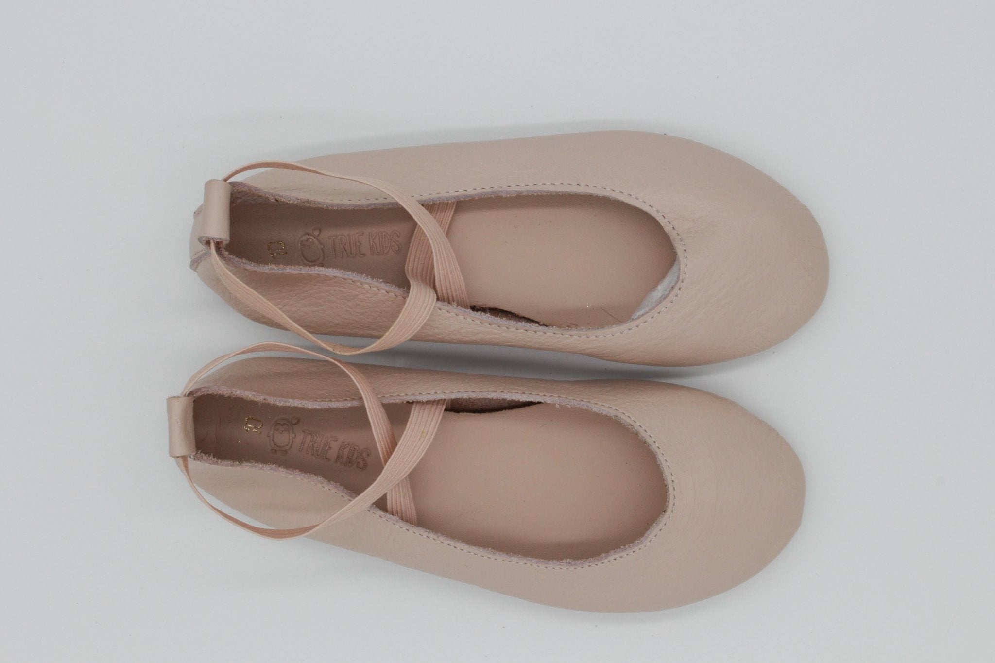 Leather Ballet Pumps Pink Turning Point 0814545933