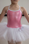 Glitter Ballerina Tutu with Criss Cross Straps and Bow detail (TUTU01P)