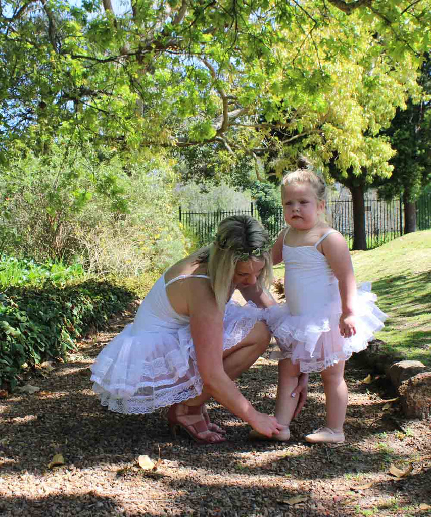 White lace on sale tutu dress